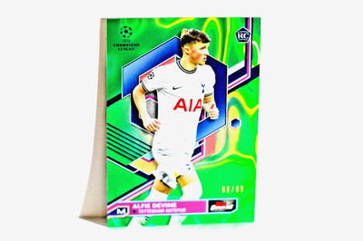 2023 TOPPS FINEST TOTTENHAM HOTSPUR RC 96/99 ALFIE DEVINE #119 (SC23)