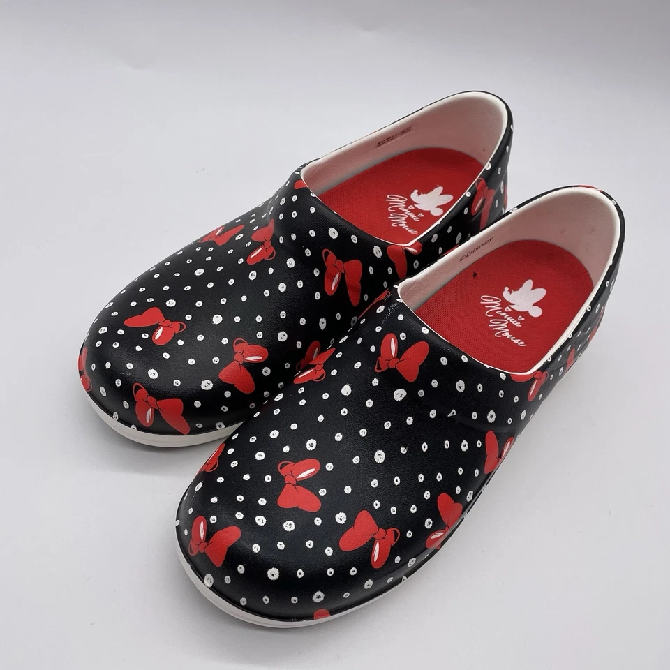 Zuecos para mujer Crocs Minnie Mouse Neira talla 10 Disney Minnie Bows Foto 2 de 4