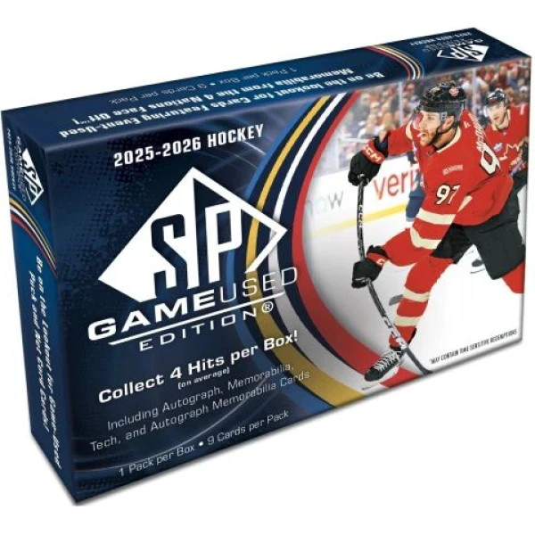 2025/26 Upper Deck SP Game Used Hockey Hobby Box