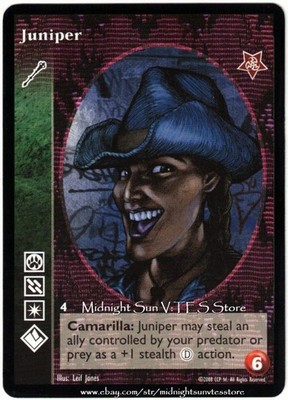 Juniper Ventrue Twilight Rebellion V:TES VTES Vampire CCG