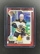 2018-19 O-Pee-Chee Platinum Jakub Zboril Red Prism Marquee Rookie RC /199 #172