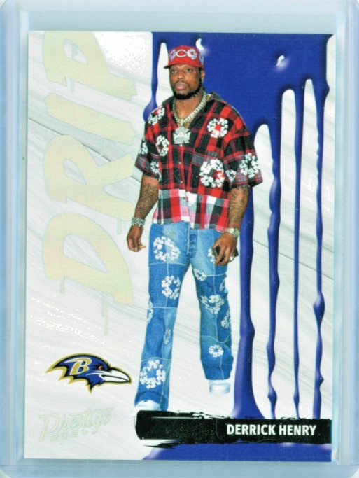 2024 Panini Prestige Derrick Henry Drip # D-DHY Case Hit SSP