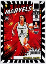 Aziaha James Dallas Wings 2025 Donruss WNBA Net Marvels RC #18