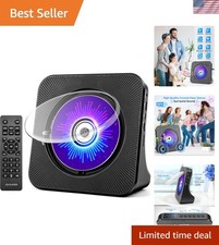 Portable CD Player with Bluetooth, Hi-Fi Speakers FM Radio Bluetooth tran...
