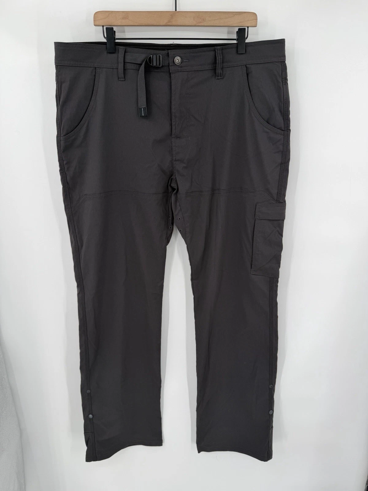 prAna Stretch Zion Cargo Pants Men’s 38x33 Gray Gorpcore Active Hiking
Opens in a new window or tab