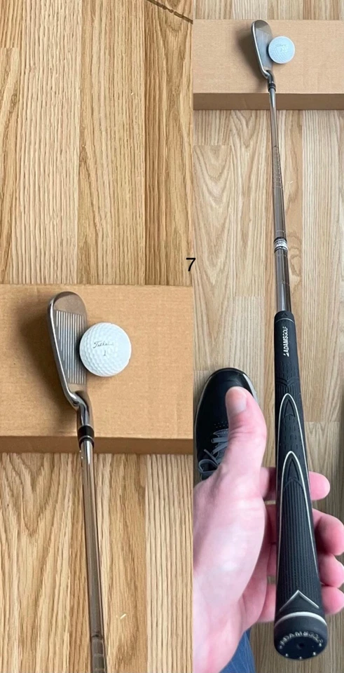 Left Hand Adams Idea A7 Irons (2009)/ 5-PW + 22* 4 hybrid/ Regular Flex shafts - Image 4 of 4