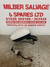 CITREON C3 WHITE O/S DRIVERS SIDE ELECTRIC DOOR MIRROR 12 PLATE