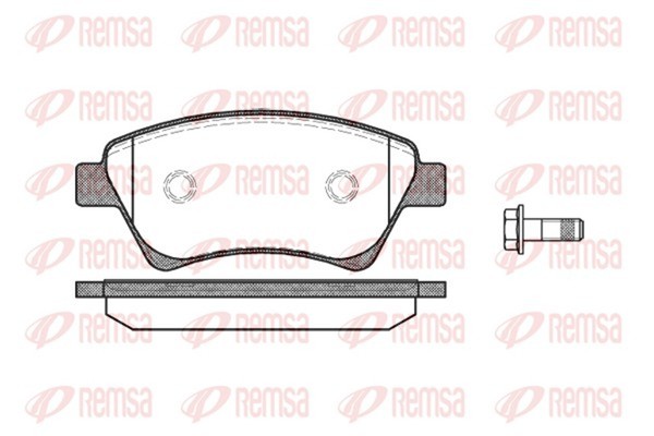 Remsa Bremsbelagsatz Scheibenbremse 0976.00 FüR Renault KM0 BM0 Megane 2 ScÉNic-image