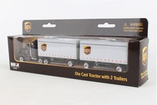 DARON - UPS Toy Tandem Tractor "Doubles" Trailer Truck RT4345 New