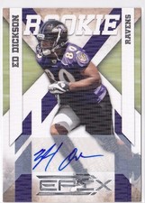 2010 Ed Dickson Epix   Auto  RC 459/499    #133 (A5490)