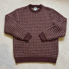 NEW Ll Bean Birdseye Lambs Wool Heavy Knit Sweater XL Tall