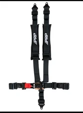 PRP SB5.2RP 5-Point 2" Safety Belt Harness Latch/Link Black Each