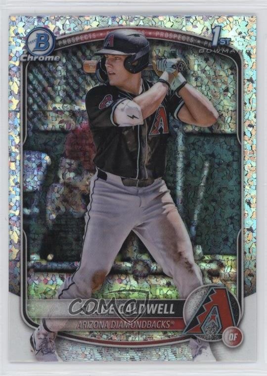 2025 Bowman Chrome Prospects Mini-Diamond Refractor Slade Caldwell #BCP-21 0x4h