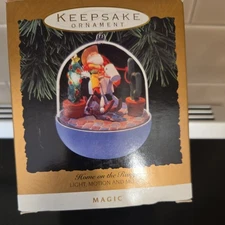Hallmark Keepsake Ornament Magic VINTAGE 1993 Home On The Range Light & Motion