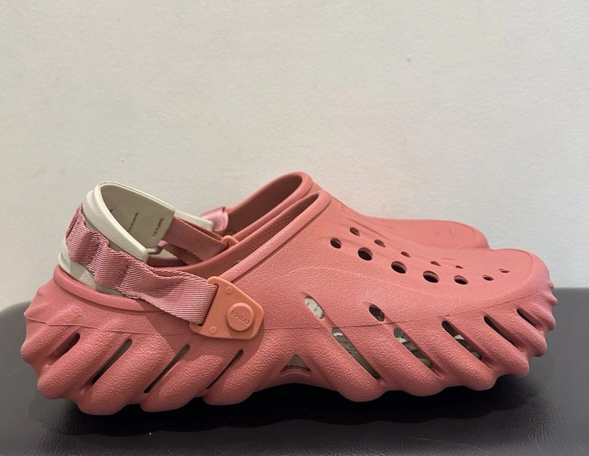 NWT Crocs Echo Clog Hot Blush – Men 8 / Women 10 – SOLD OUT Color! image 9