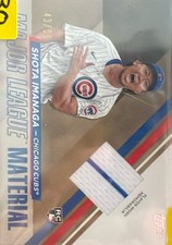2024 Topps Update Major League Materials#MLMU-SI Shota Imanaga Gold