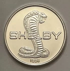 Rare 1996 Promotional Silver State Nevada Shelby Cobra 1 T-oz 999 Silver Round