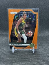 2024 Panini Prizm WNBA Mercedes Russell Orange Ice Prizm #109 - Seattle Storm