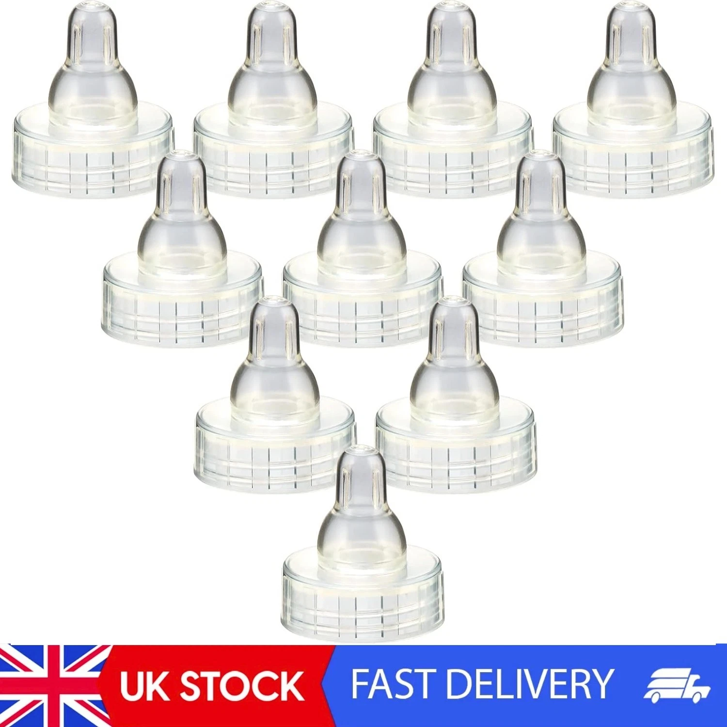 Baby Teat, Standard, Disposable, Pack Of 10