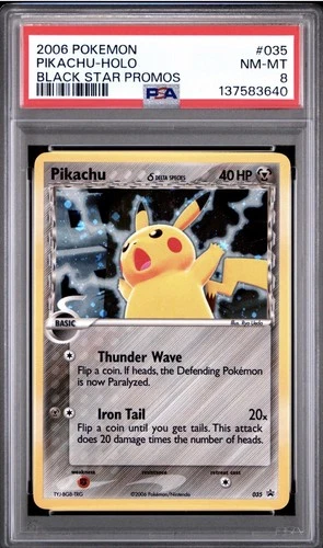 2006 POKEMON BLACK STAR PROMOS #035 PIKACHU-HOLO BLACK STAR PROMOS