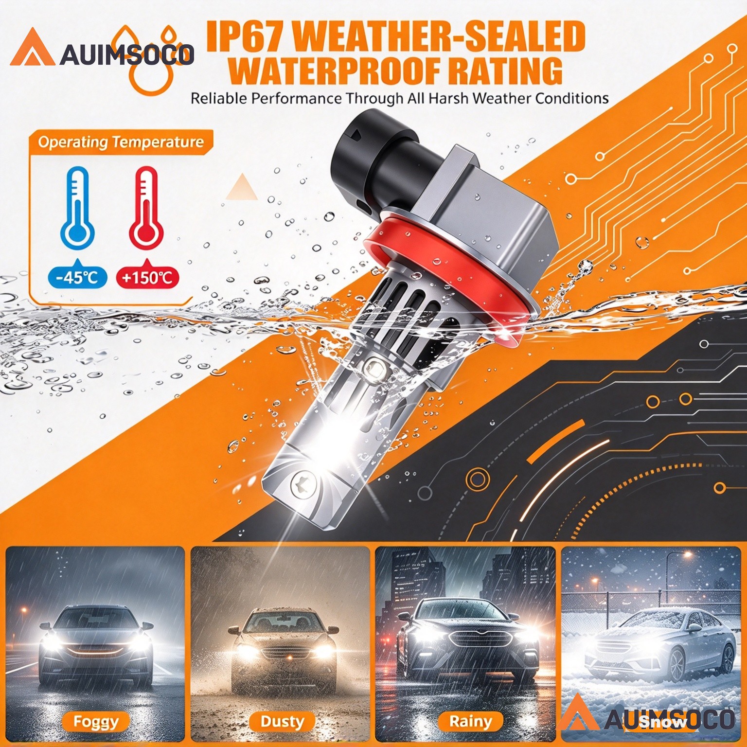 Aston Martin Vantage 2010-2017 Headlight bulbs Set