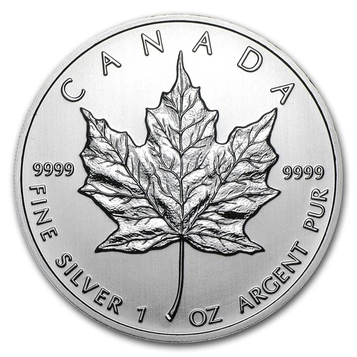 2012 Canadian Silver Maple Leaf 1 oz — photo from the most recent tracked eBay sale