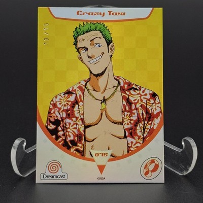 Crazy Taxi Axel Card 075  Sega Dreamcast Trading Cards Foil Numbered 13 / 15