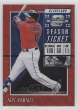 2019 Panini Chronicles Contenders Optic Ruby Wave Prizm 79/199 Jose Ramirez 0hg8