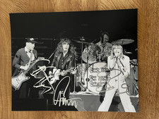 * CHEAP TRICK * signed 11x14 photo * ROBIN ZANDER, RICK NIELSEN & TOM PETERSSON