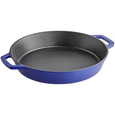 Valor 17" Galaxy Blue Enameled Cast Iron Skillet with Dual Handles