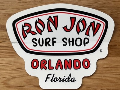 Ron Jon Surf Shop Orlando Florida Sticker Aufkleber selten