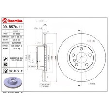 BREMBO Brake Disc Front Internally Vented With Bolts/Screws Fits BMW X3 X4