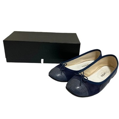 Repetto Cap Toe Ballerinas Blau 37,5 - Gut (JP)