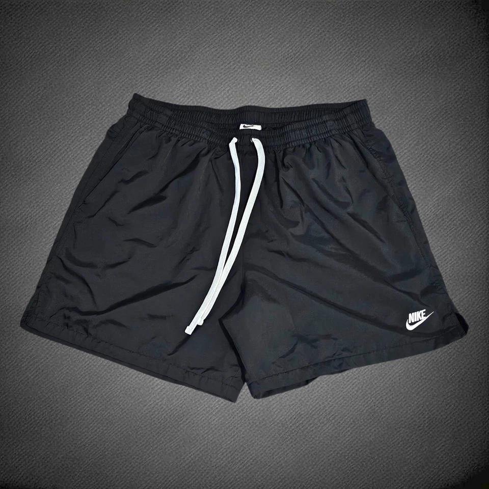 Vintage Nike Shorts Mens XL 36" Black Mesh Lined Retro Running Gym Workout Y2K - Image 2 of 4