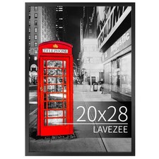 Lavezee Poster Frame 20x28, Large Metal Picture Frame Display 20 x 28 Inch Photo