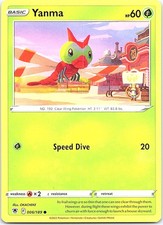 Yanma Astral Radiance 006/189 Common Pokemon Near Mint Pokemon Card