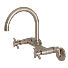 Kingston Brass KS414 Concord 1.8 GPM Widespread Bridge Kitchen - Nickel