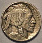 Nicer low mintage 1913 P Type 1 Buffalo Head Nickel
