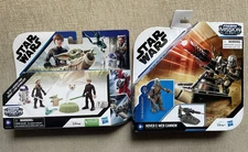 Star Wars Mission Fleet Lot of 2 Hover E-Web Cannon + R2D2 Grogu Ahsoka Luke
