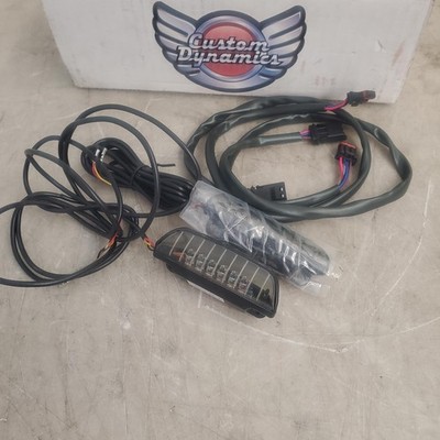 LED Saddlebag Lid Rail Lights, Custom Dynamics, 10-13 Harley CVO, CD-LR-11-S