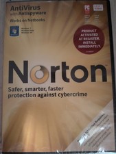 Norton AntiVirus 2011 with AntiSpyware by Symantec for Win 7/Vista/XP NEW SEALED