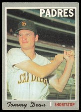 1970 TOPPS TOMMY DEAN SAN DIEGO PADRES #234 VG/EX