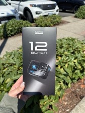 GoPro HERO12 - Black: 5.3K Resolution, 27MP, USB-C, No View Finder - NEW SEALED