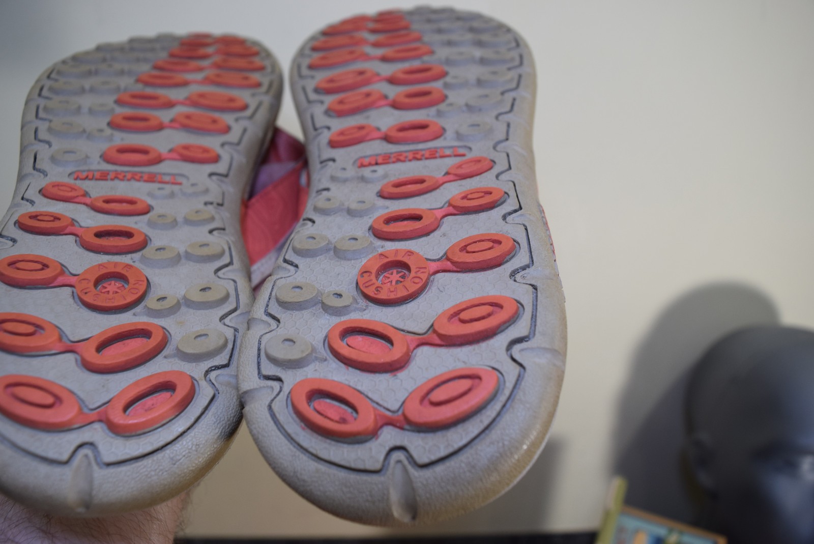 Merrell Air Cushion sandali infradito infradito comodi rosso corallo donna US 11