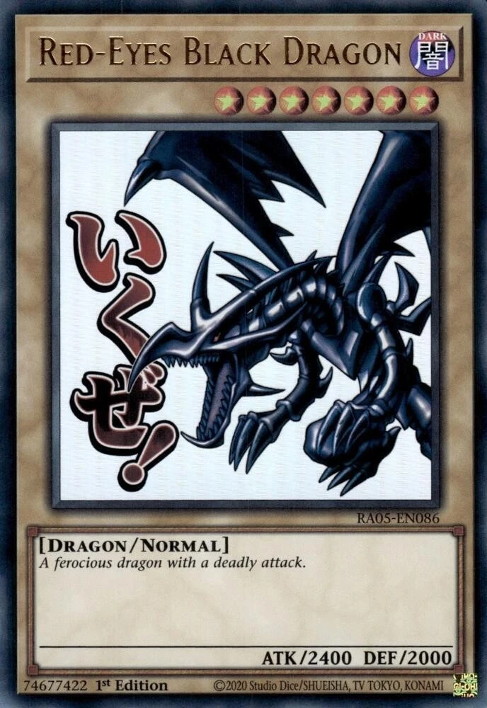 Red-Eyes Black Dragon RA05-EN086 Rarity Collection 5 for sale | eBay