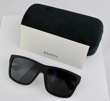 Gucci GG1124F/S MY49O 59mm Mens Square Sunglasses with Gray Lens Nylon Arms