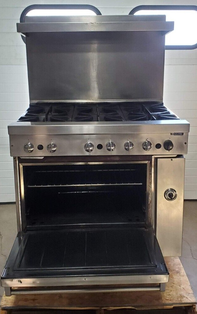 Garland US Range P-6-26 36" 6 Burner Cooktop 26" Oven Propane Commercial Range