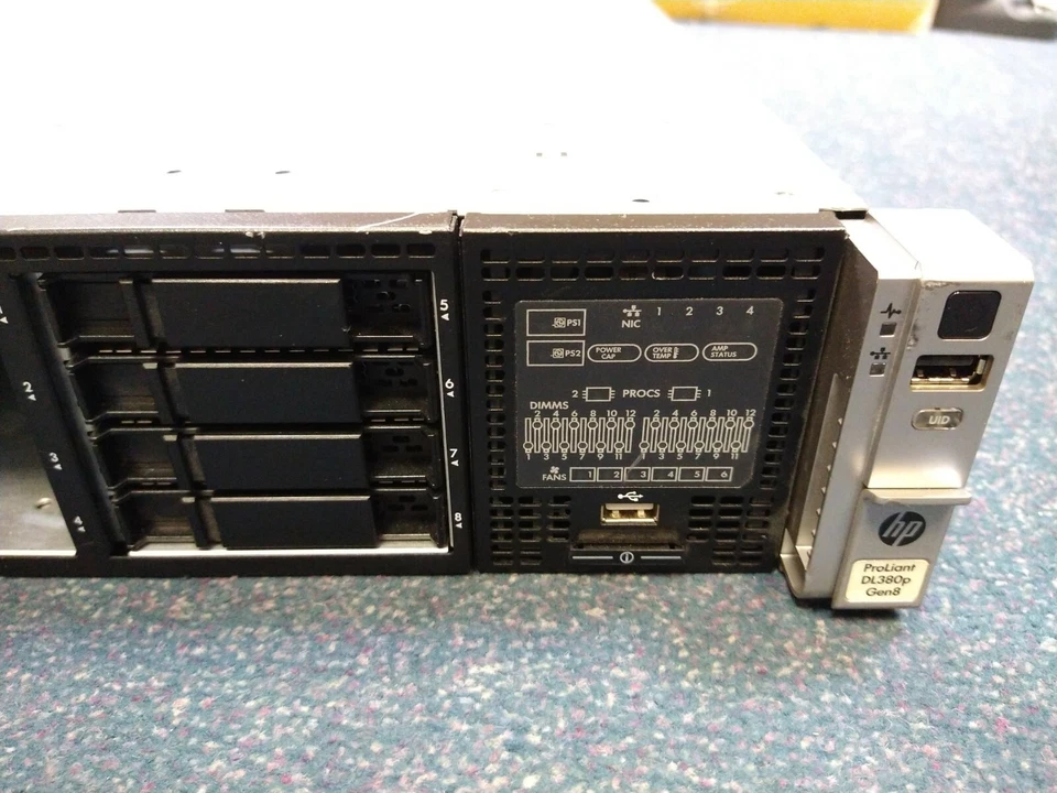 HP ProLiant DL380p Gen8 2U Server Dual Xeon E5-2630L 2 GHz 12GB DDR3 P420i 512MB - Image 3 of 4