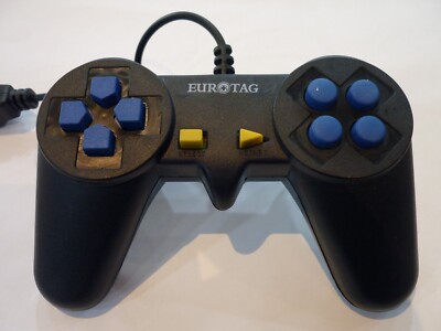 EUROTAG WIRED 9 PIN 4 BUTTON GAMING CONTROLLER - AU STOCK !