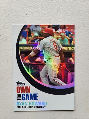 2007 Topps Own the Game #OTG1 Ryan Howard Philadelphia Phillies NM Free Shipping